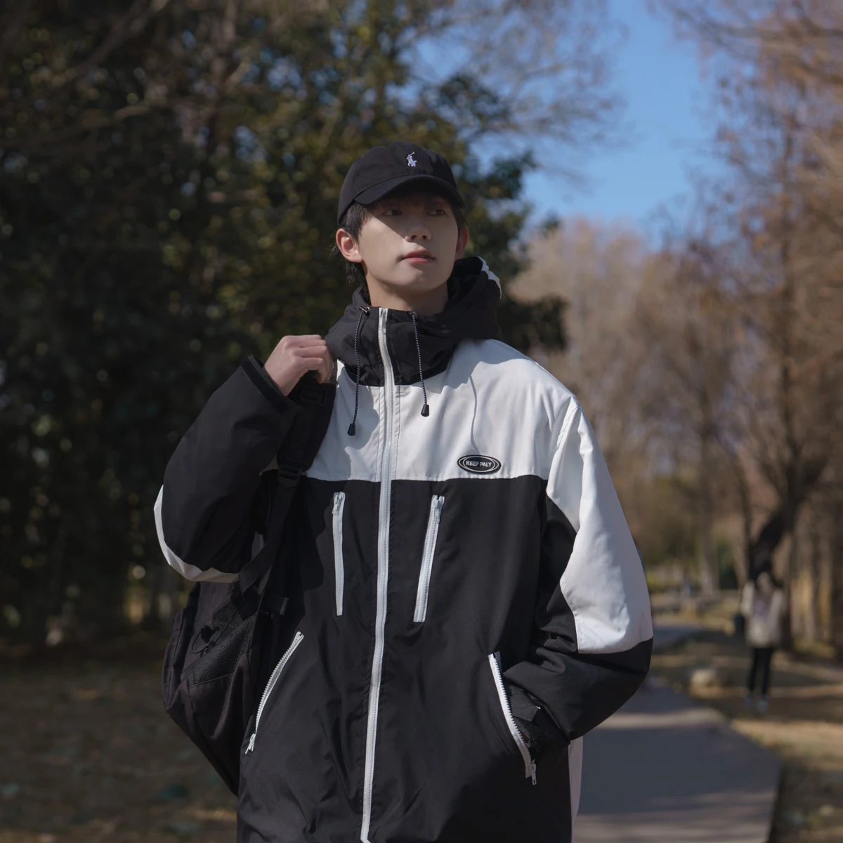 

Повседневная мужская куртка для активного отдыха, весенне-осенняя, для альпинизма, спортивная, ветрозащитная, дышащая, с капюшоном, с длинными рукавами, модная, молодежная