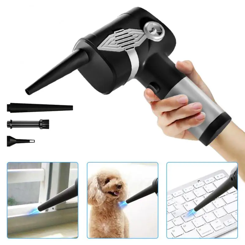 Cordless Air Duster Blower For Computer Multi-Use Portable Compressed Air Cans,Electric Air Duster Cleaner PC Laptop Keyboard