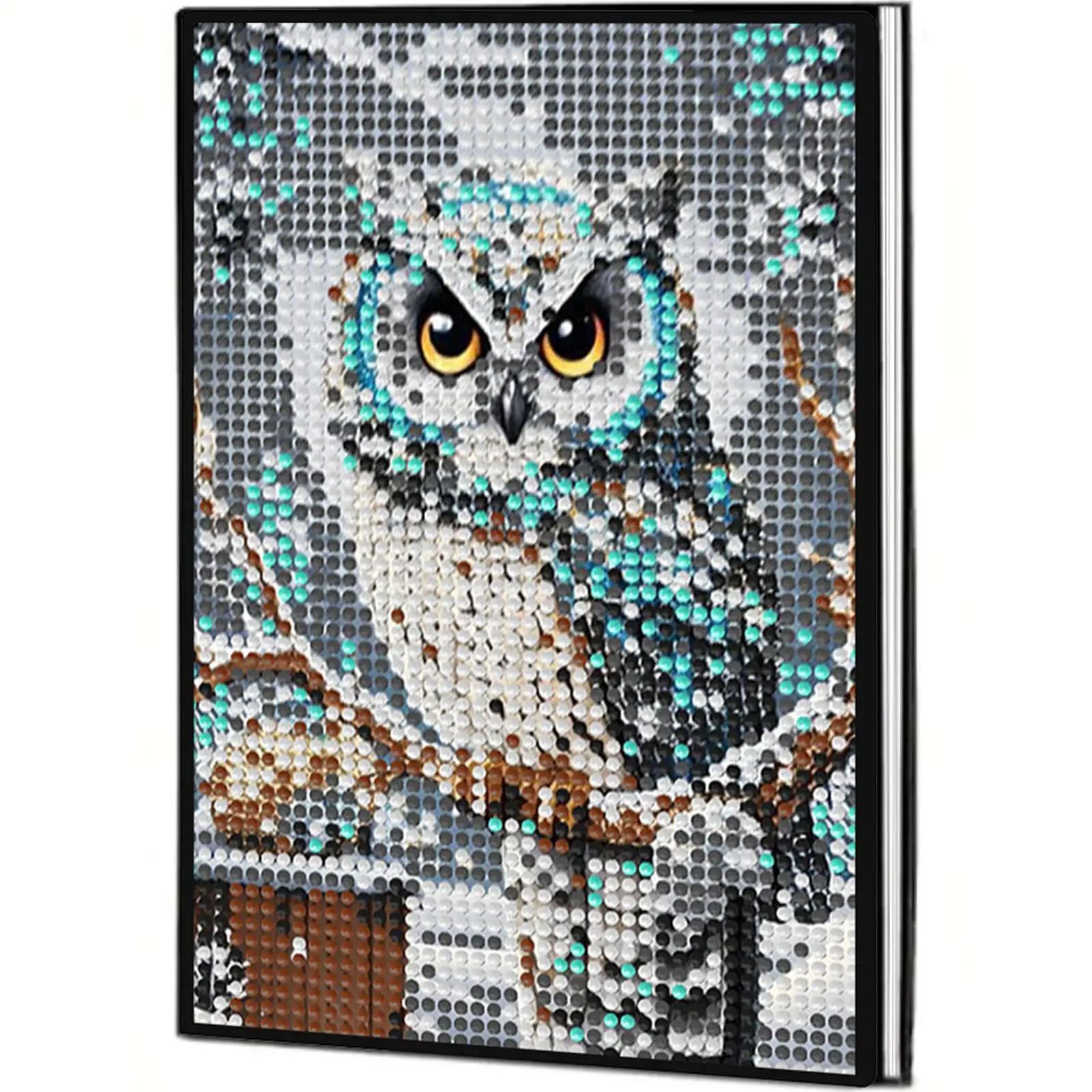 

5D DIY Owl Diamond Art Painting Notebook Kit Crystal Notepad Sketchbook Gifts