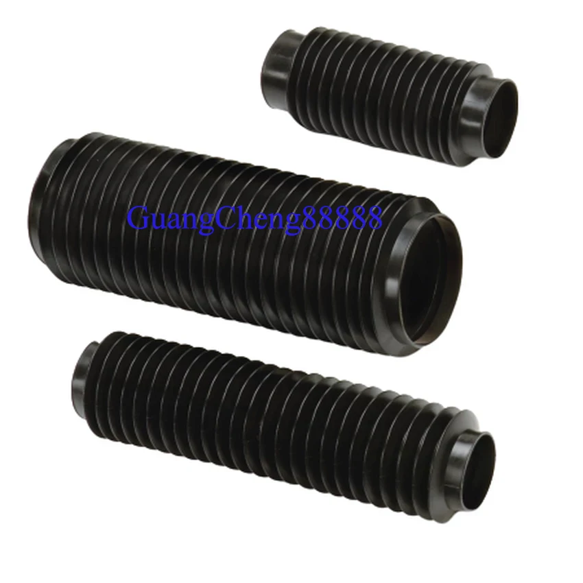 1PC New Black Rubber Corrugated Sleeve Flexible Moulded Bellows Rubber Nitrile Oil Resistant Dust Cover Tube Bellow Boot Covers