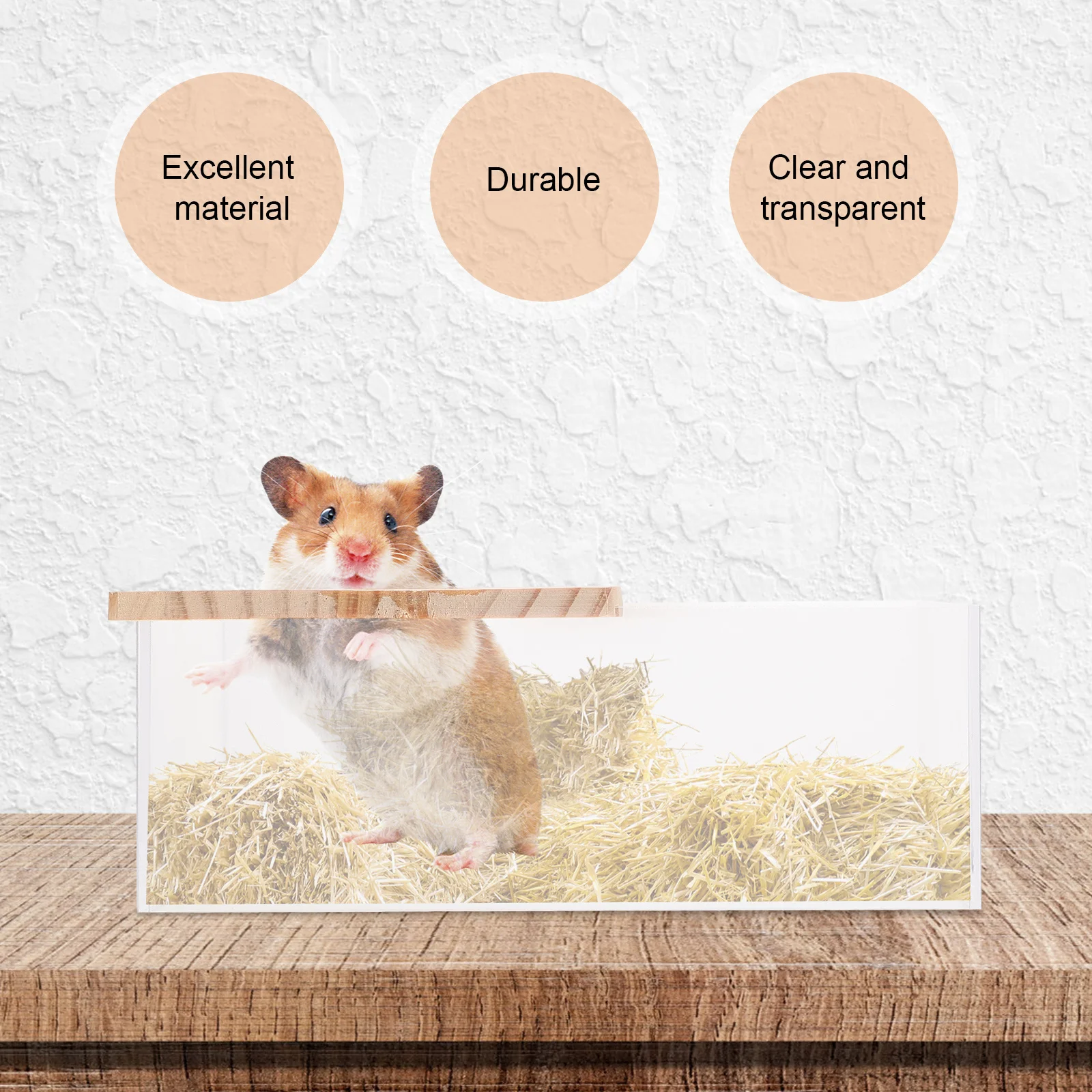 

1pc Urn Bath Sand Basin Small Pets Toilet Acrylic Transparent Hamster Bathtub For Rat Chinchilla Gerbil Mice Sand Box Pet