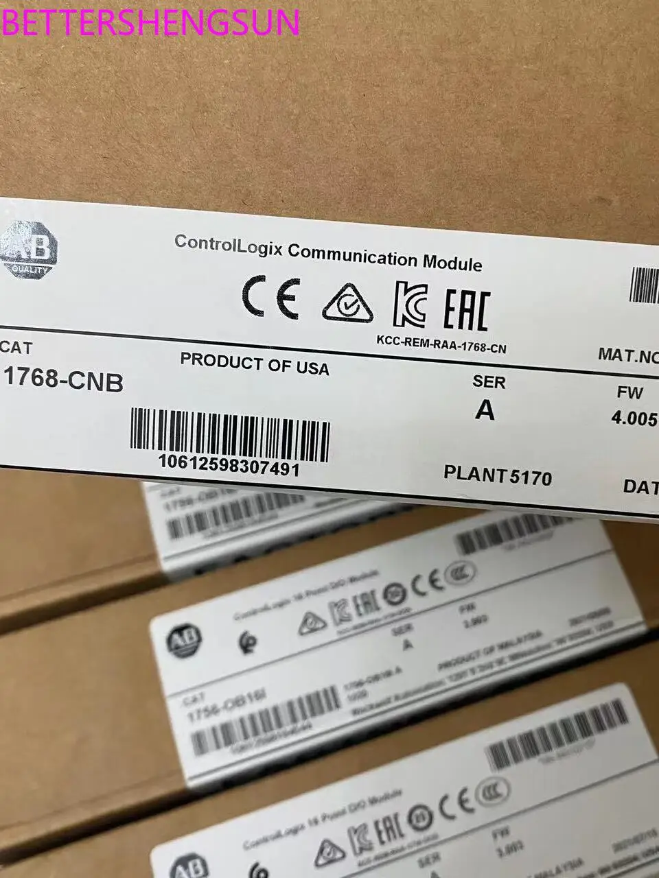 

1768-cnb Compactlogix L4 ControlNet Bridge Connecting Modules 1768cnb