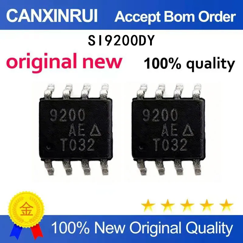 

（5-100 pieces）New SI9200DY-T1-E3 SI9200DY silk screen 9200 SOP8 chip IC
