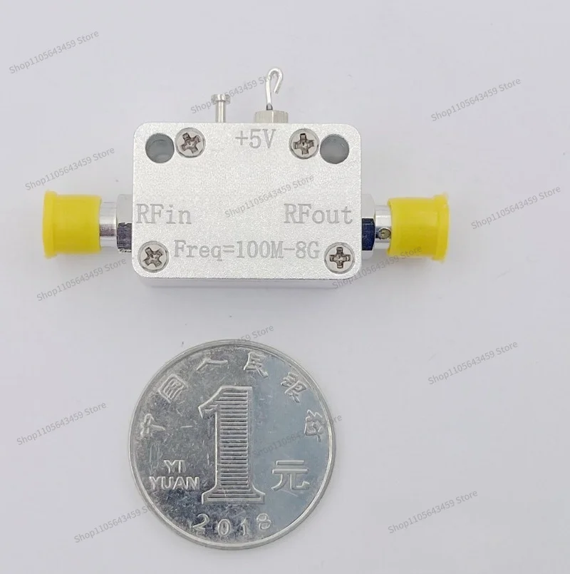 For broadband amplifier 100M-8G good flatness P1dB = 15dBm G = 16dB