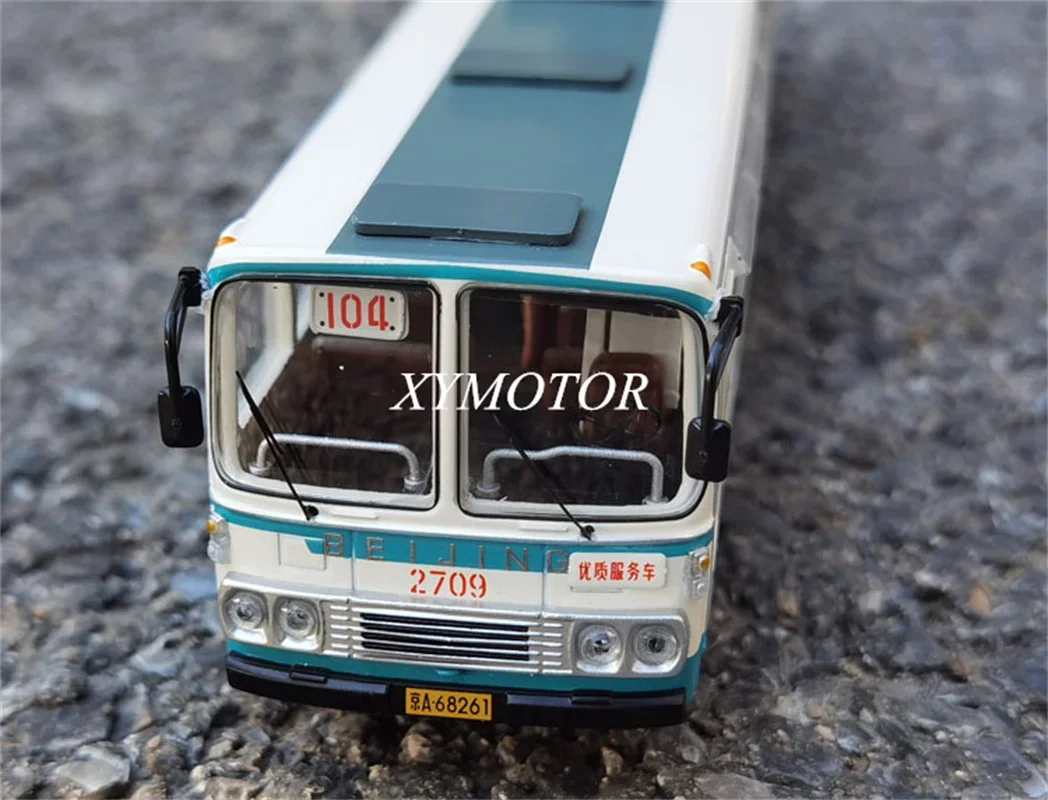 1/64 Beijing City Bus lane No.104 BD562 Trolleybus Diecast Model Car Toys Gifts Display Collection