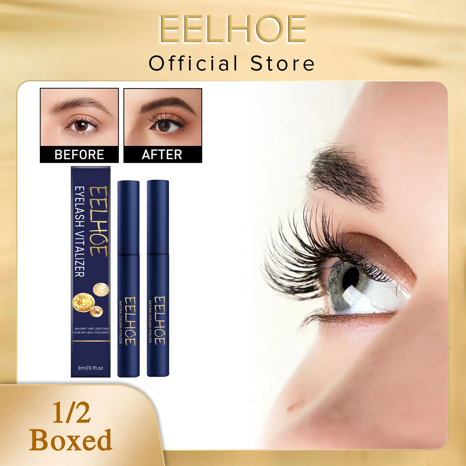 

EELHOE Eyelash Growth Serum Eyebrow Enhancement Eye Lash Extension Longer Follicle Nutrition Eyelashes Thicker Enhances Liquid