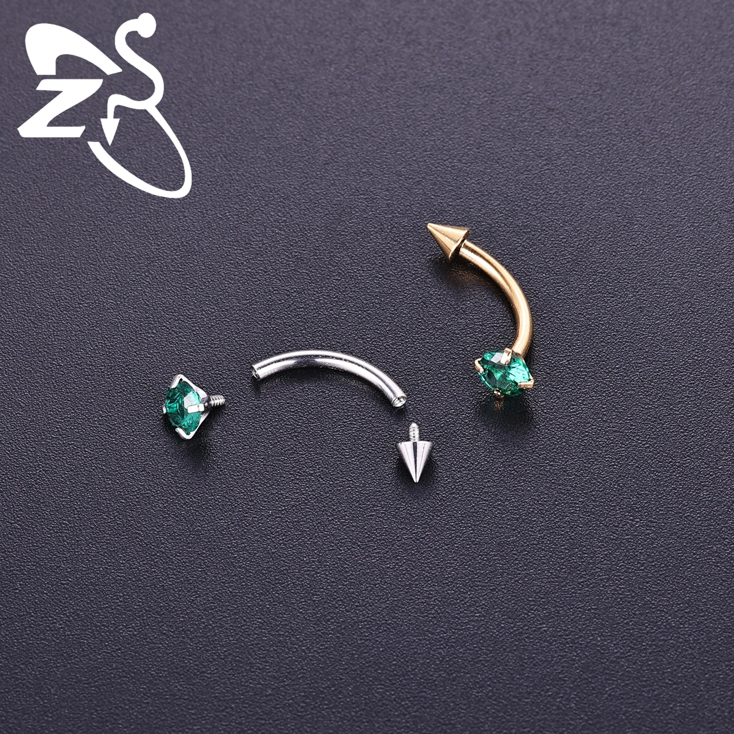 ZS 1 قطعة 16 جرام الفولاذ المق - مراجعة Zs Body Jewelry وسعره