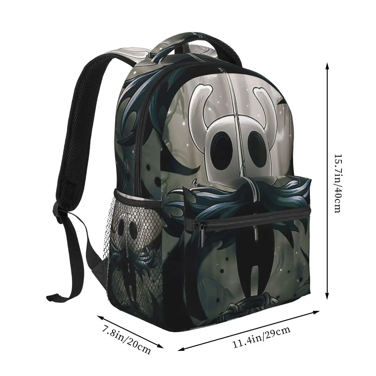 Cartoon Hollow Knight Game Backpacks Boys Girls Bookbag Students School Bags Cartoon Kids Rucksack Shoulder Bag Large Capacity