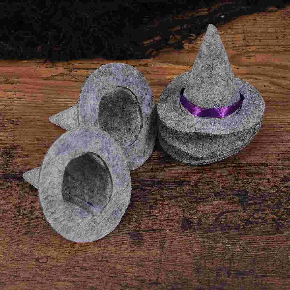 

6 Pcs Hats Crafts for Girls Halloween Decorations Bottles Hair Accessories