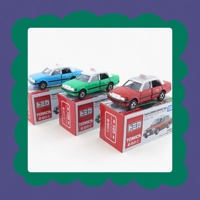 Takara Tomy Tomica Red and White Box Simulation Alloy Car Model Toy Hong Kong Taxi City MINI BUS  Boys Toy Gift