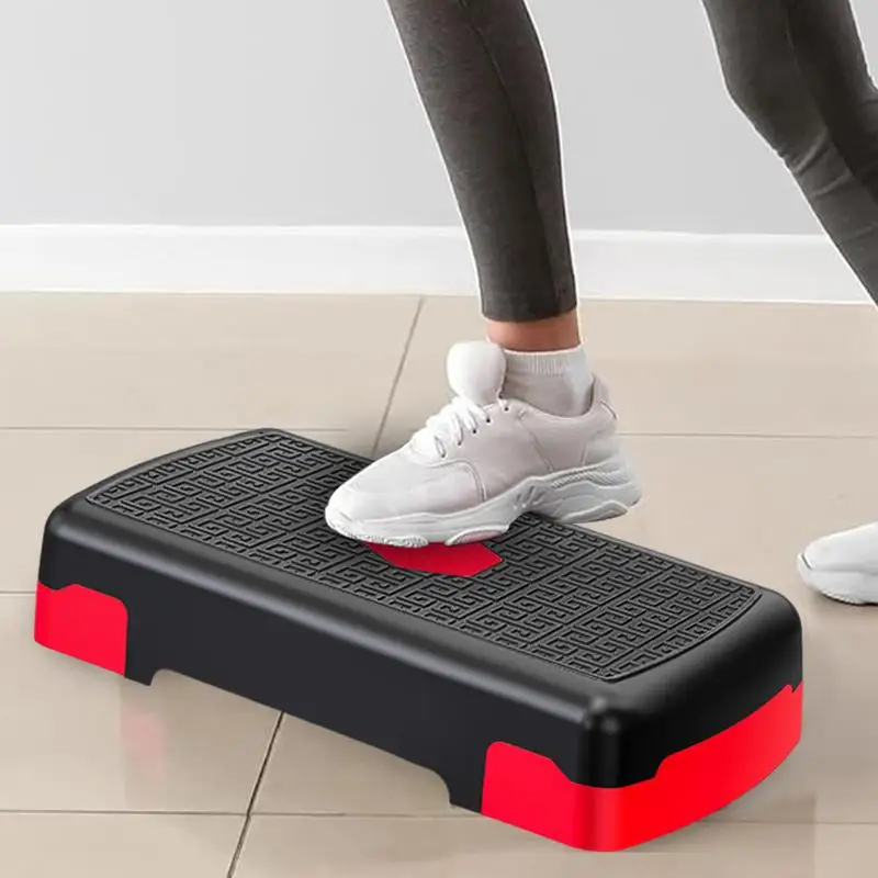 Aerobic Stepper Aerobic Stepper Step Trainer Step Board With 3 Risers For Home Gym Cardio Strength & Training Exercise