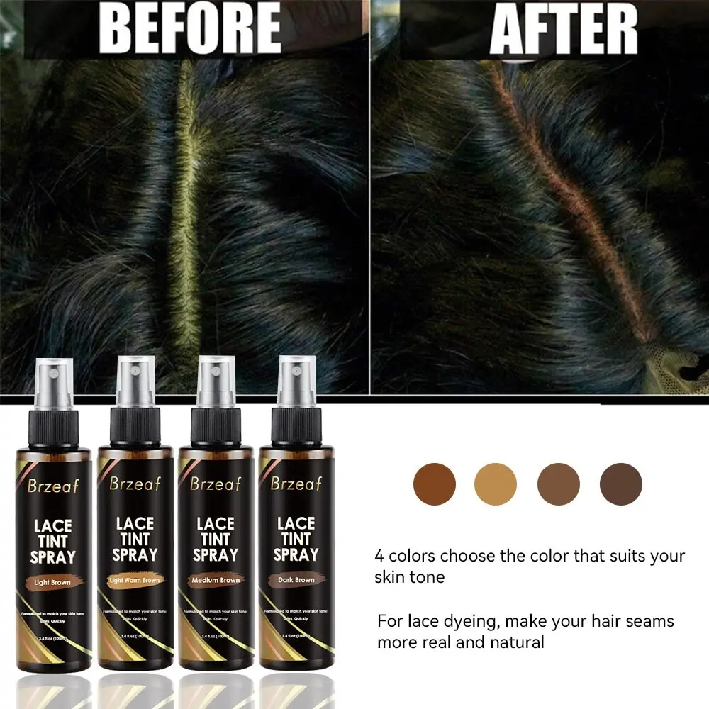 100Ml Wig Semprot Tinta Renda Link Perekat Renda Mousse Perekat Lem Renda Wig Renda Semprot Lem Ikatan Rambut Palsu Semprot Warna Renda untuk Wig