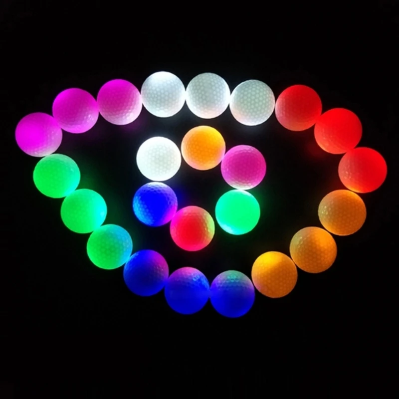 Night Glow in The Dark Golf Balls Golf Gift Glow Golf Balls with 2 Light Modes Dropshipping