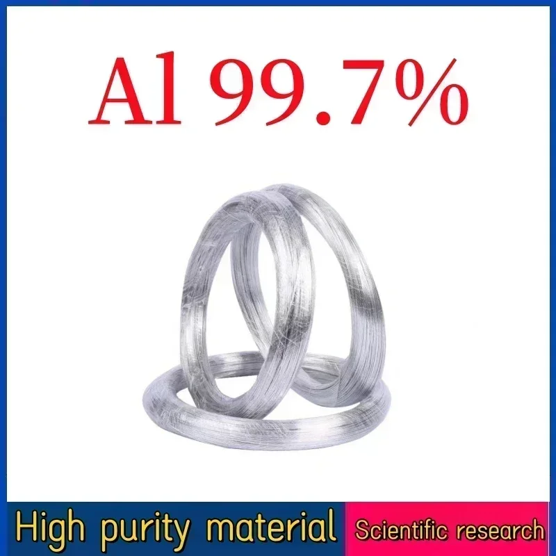 

Soft and pure aluminum wire for scientific research, Al99.7%, high conductivity