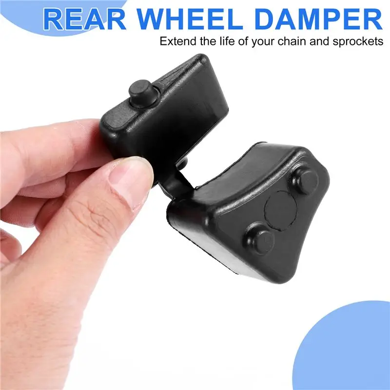 A54K-Motorcycle Rear Wheel Damper Set Black Rear Wheel Damper For Honda VT750 DC C CD Shadow Sprocket Rubber Motorcycle Accessor