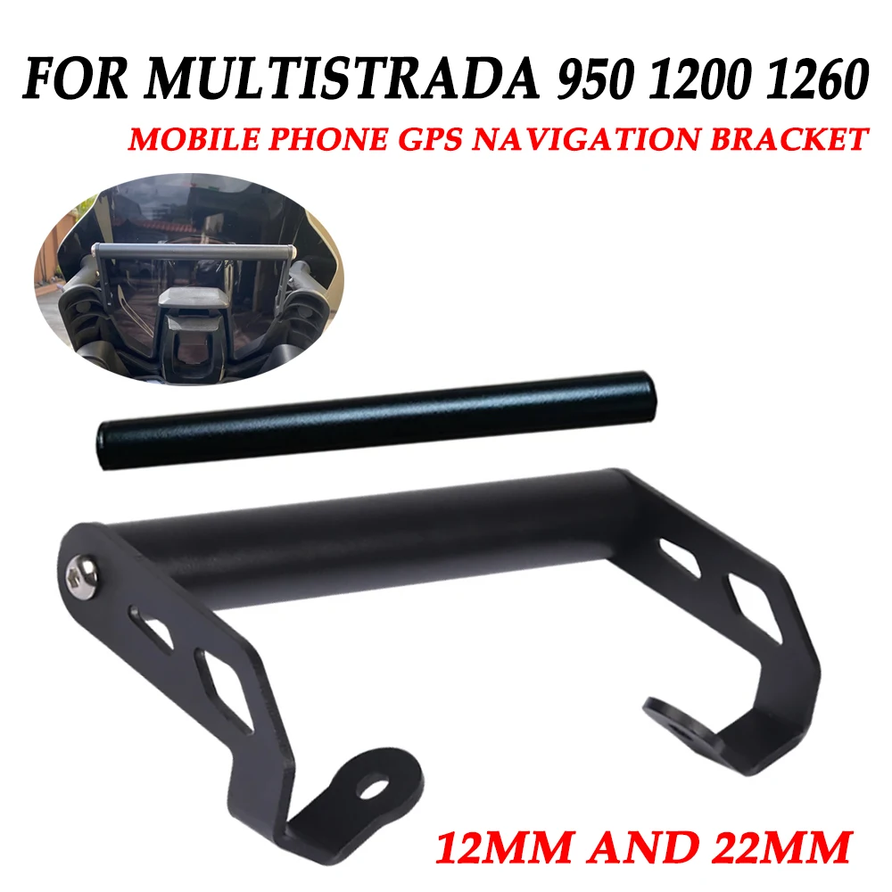 For DUCATI MULTISTRADA 950 950S 1200S MTS 1200 1260 ENDURO 2021 Mobile Phone Stand Holder Support GPS Navigation Plate Bracket