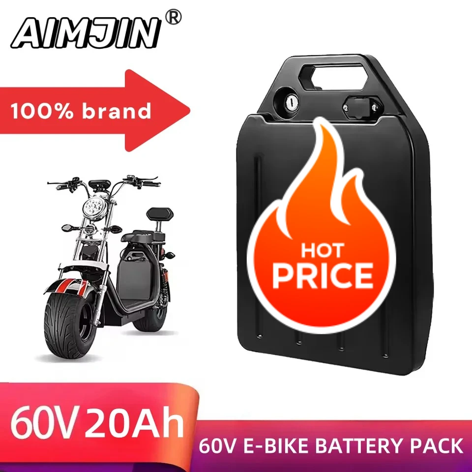 

Local Stock 60V 10/15/20Ah Lithium Battery for Harley Citycoco 2000W Motorcycle Fast Delivery Waterproof Battery