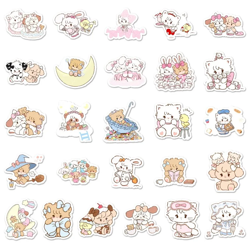 56pcs Cartoon Mikko Graffiti Stickers Suitcase Water Cup Stationery Mobile Phone Scooter Laptop Refrigerator Decorative Stickers