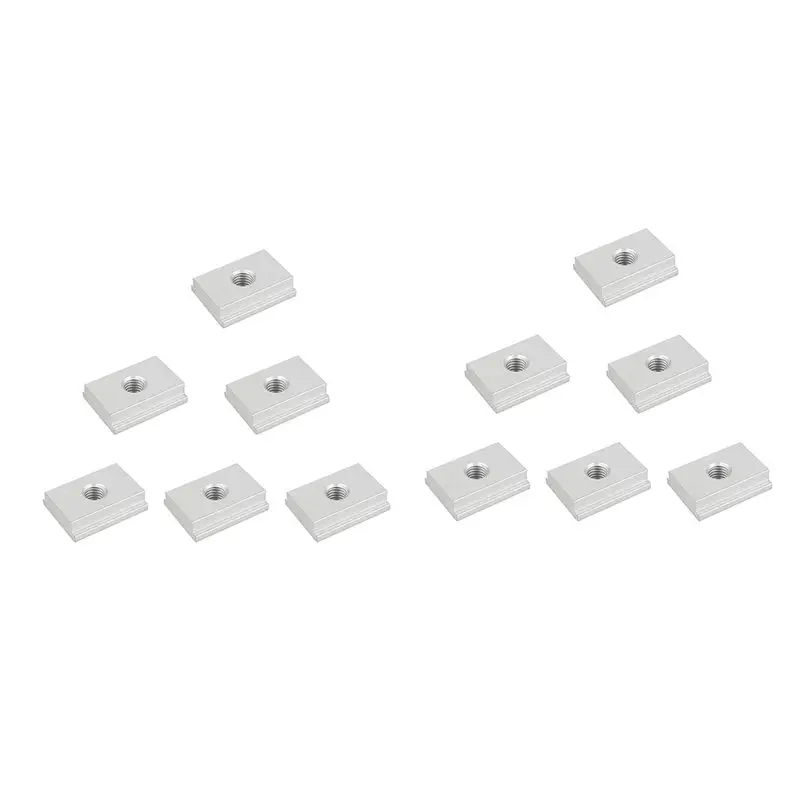 

A84X-12 Pcs T-Slot Nuts, M6 T-Rail Sliding Nuts, Aluminum Slot Nuts, Track Sliding Nuts,Furniture Slot Nuts