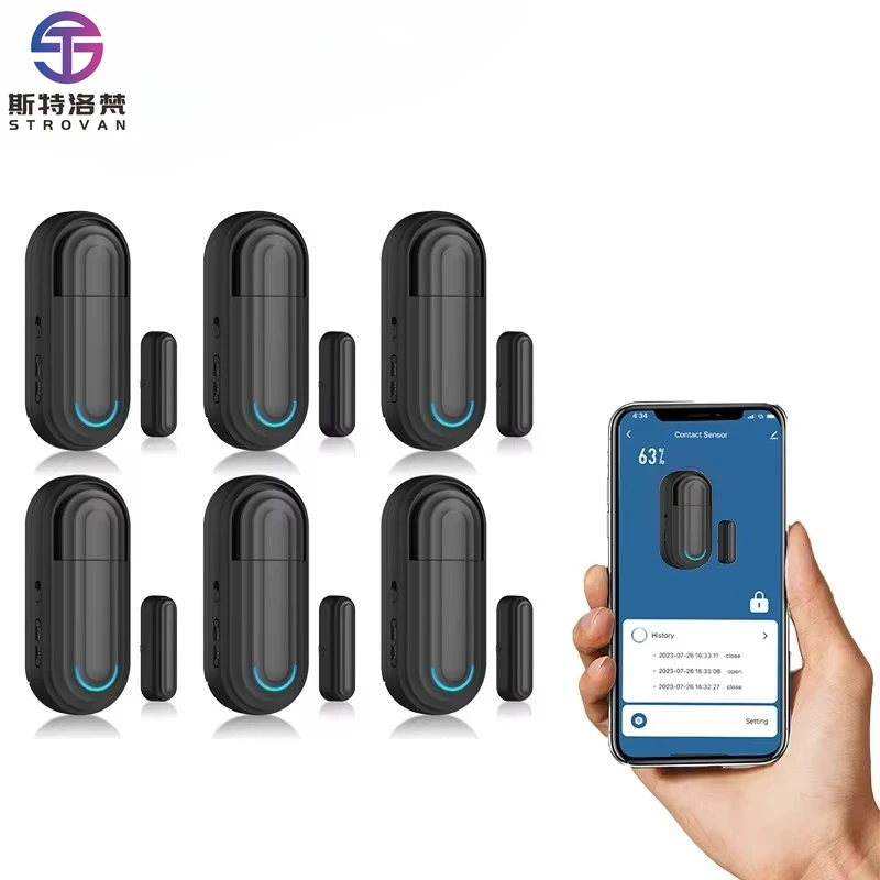 Smart Wireless Door Sensor Child Safety Doorbell windows Alarm Easy to Install Inntruder Alarm Device