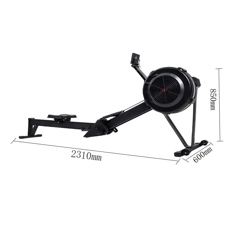 Foldable rowing machine Air resistance Household Gym material Dragon boat Air