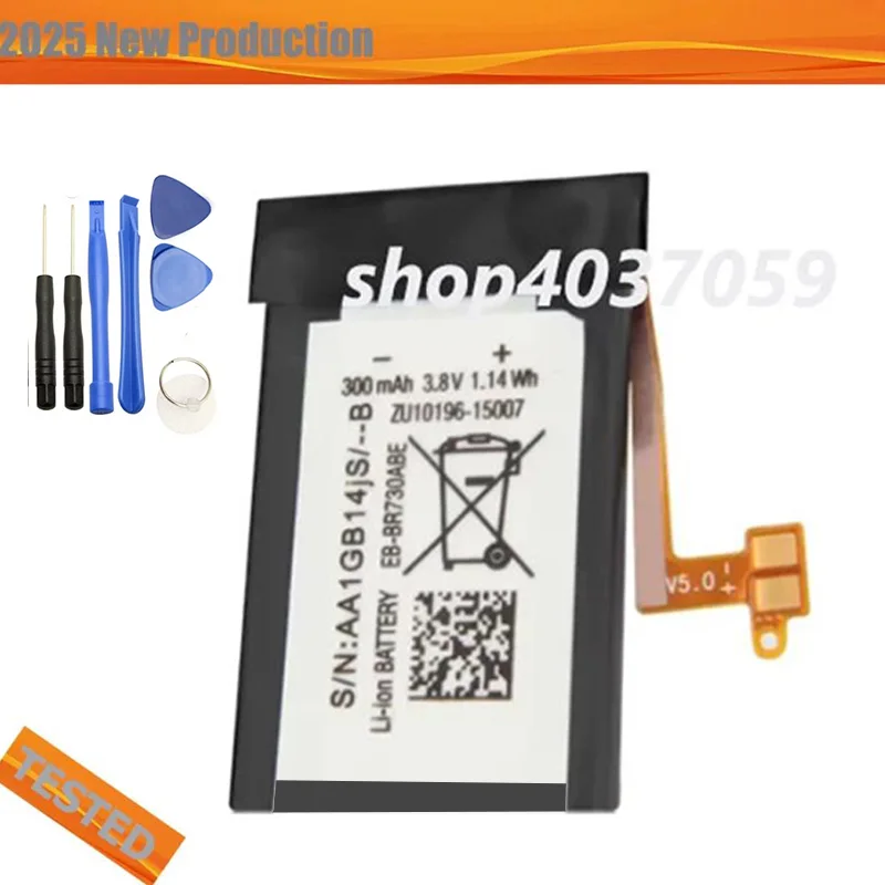 New Phone Battery for EB-BR730ABE For Samsung Gear Sport SM/R730V/R730S/R730T/R735T-R730A SM-R600 S2 3G 300mAh
