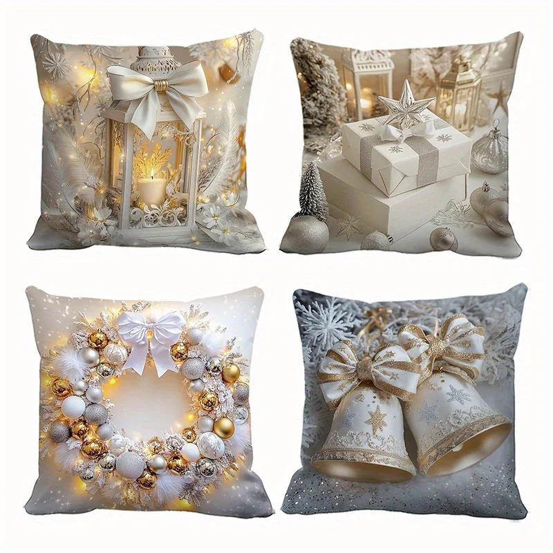 

Home Decor Christmas-themed Decorative Digital Print Pillowcases Pattern Cushion Cover Suitable for Sofa Bedroom Car Pillow