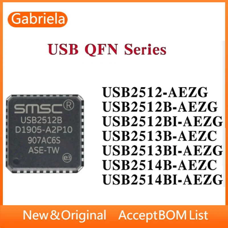 

USB2512-AEZG USB2512B-AEZG USB2512BI-AEZG USB2513B-AEZC USB2513BI-AEZG USB2514B-AEZC USB2514BI-AEZG Chip