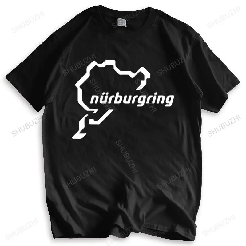 mens brand tshirt male summer teeshirt gift tops Nurburgring Nordschleife Logo Racing Motorsport many color fashion casual tee