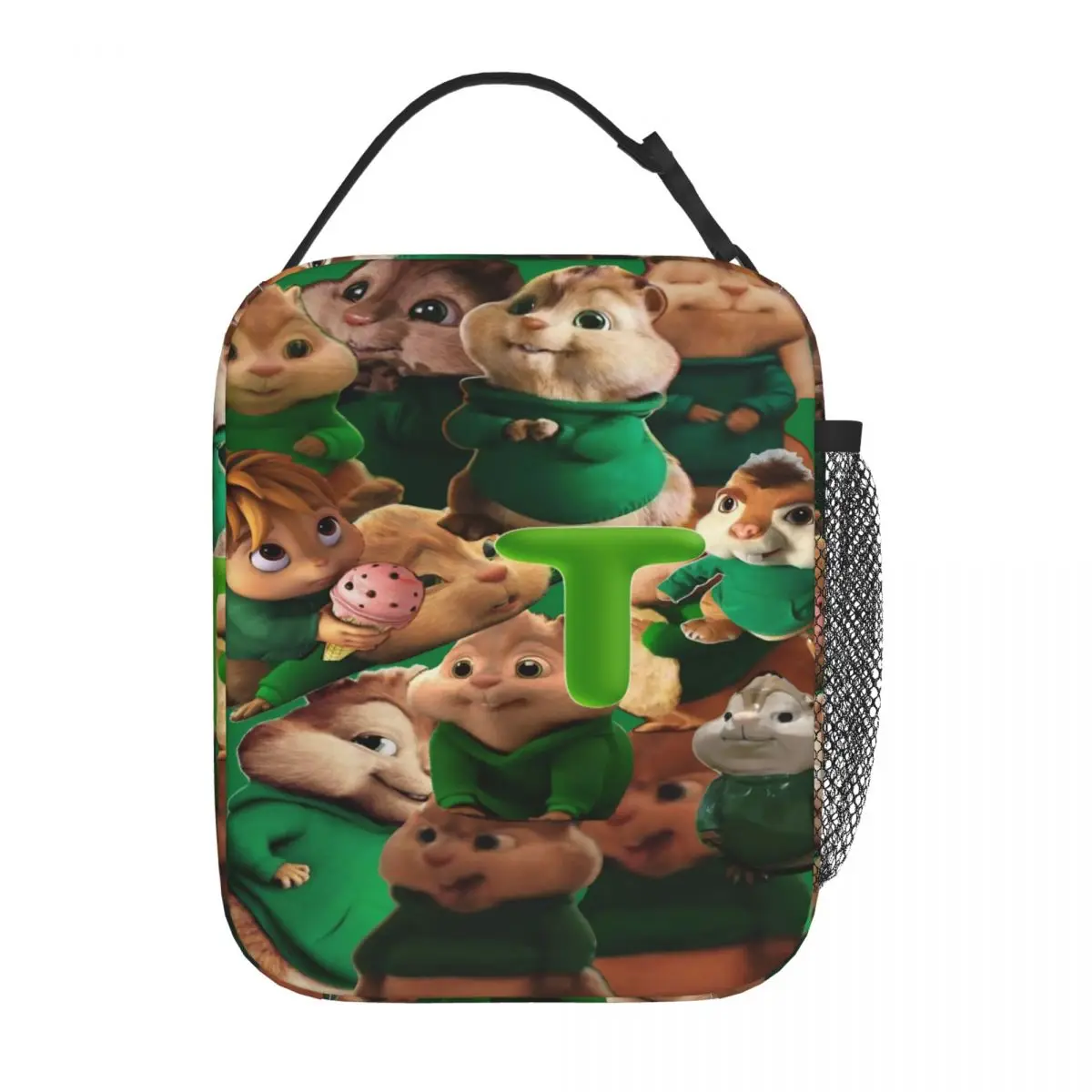 أكياس الغداء المعزولة الحرارية من ألفين آند ذا تشيبمنكس للمكتب، حقيبة طعام محمولة، صندوق طعام حراري مبرد