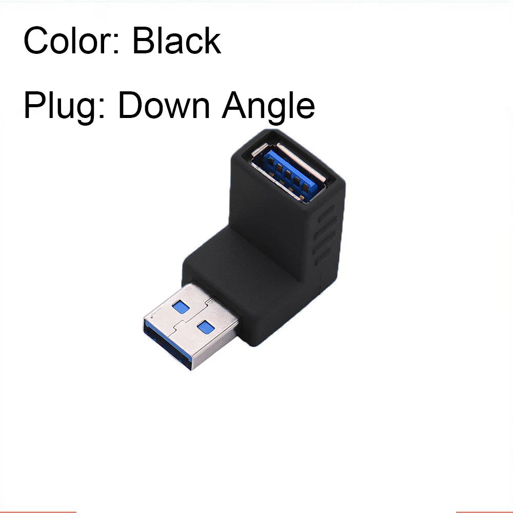 

Высокоскоростной удлинитель для ноутбука/ПК USB 3.0 типа A, штекер-переходник «папа-мама», правый + левый