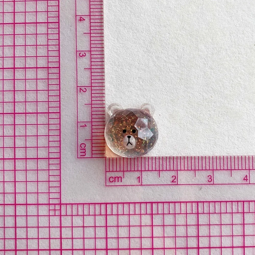 10 قطعة صغيرة Kawaii الراتنج الساطع الضفدع ديناصور شقة الظهر كبوشن سجل القصاصات Diy بها بنفسك دبوس الشعر اكسسوارات ديكور المنزل الحرفية