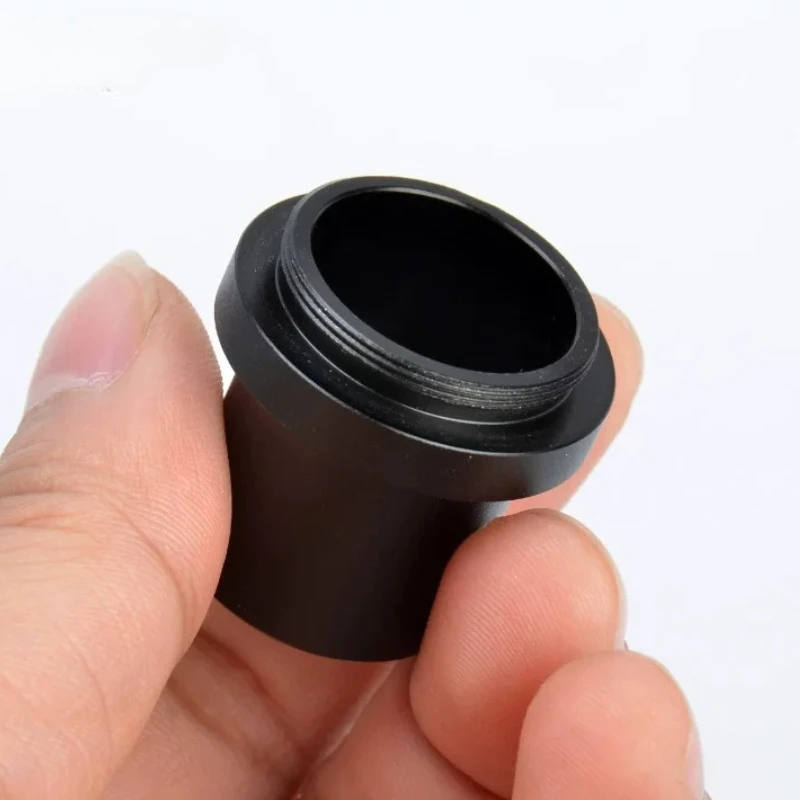 1PCS All-metal Threaded Adapter for Connecting CCD Camera/Electronic Eyepiece Lens to Microscope Tools