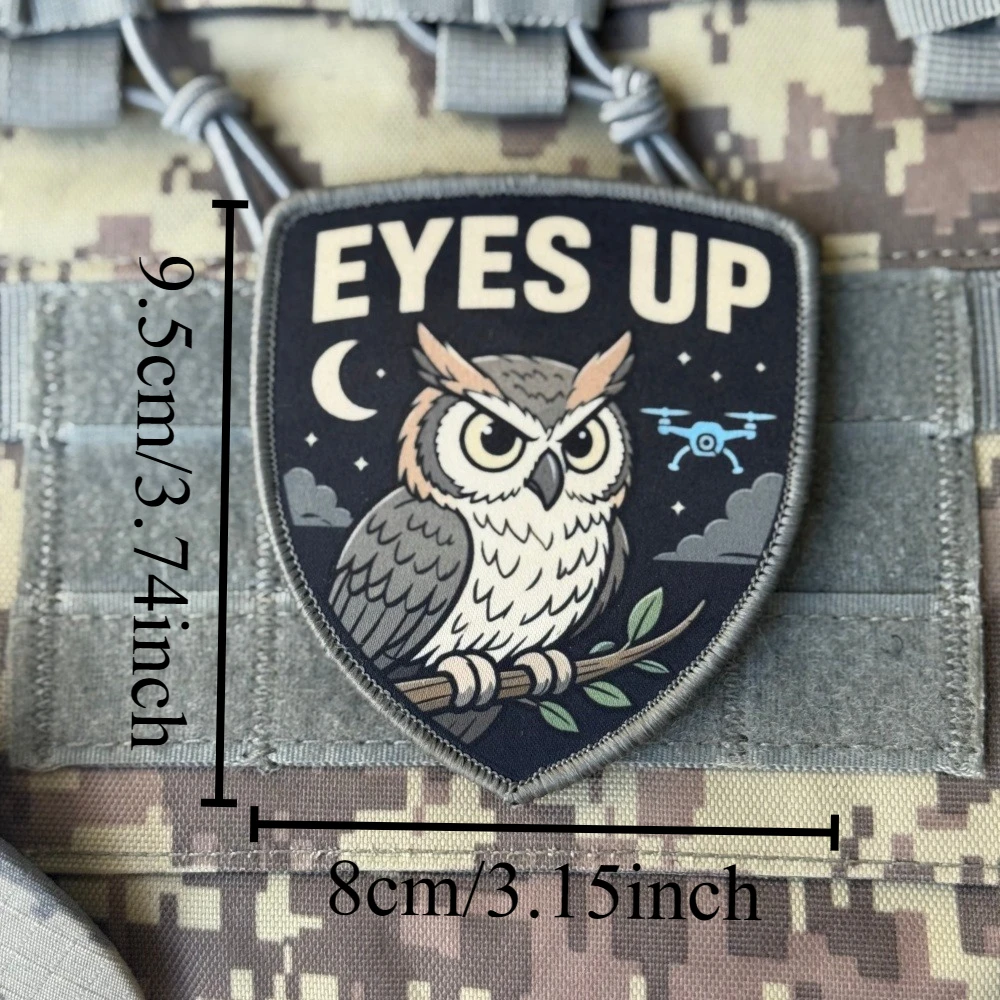 Gedrukte Tactische Uilenpatch  - Hook Eye Fastener recensie en prijs