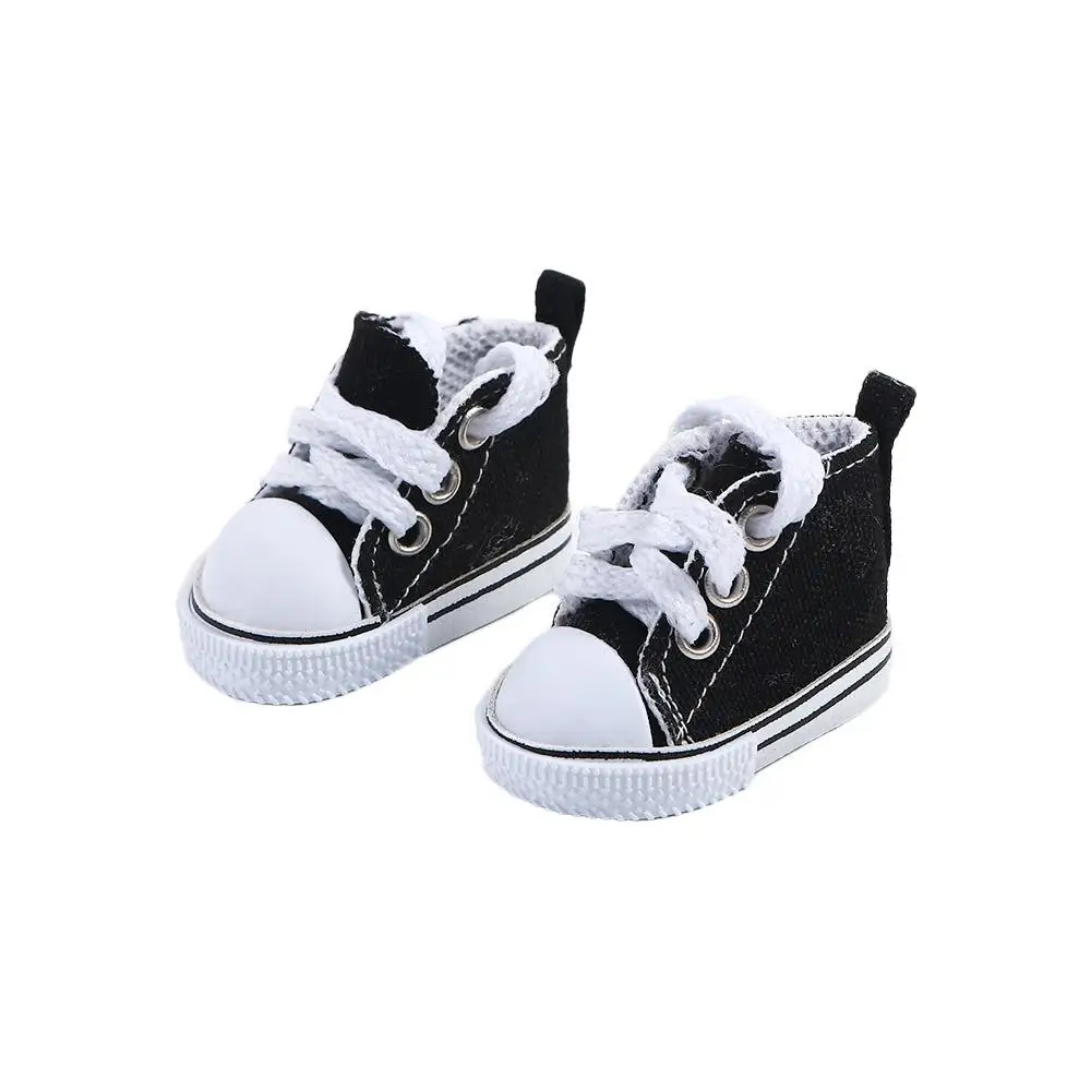 Girl Toy Dolls Accessories 5cm Mini Shoes 1/6 Dolls For Children Doll Canvas Shoes Doll Shoes Doll Sneakers BJD Doll Shoes