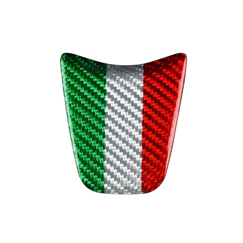 For Fiat 500 Steering Wheel Cover For Fiat 500 Carbon Fiber For Abarth 595 Interior Trim Accessories-AD39 view 6