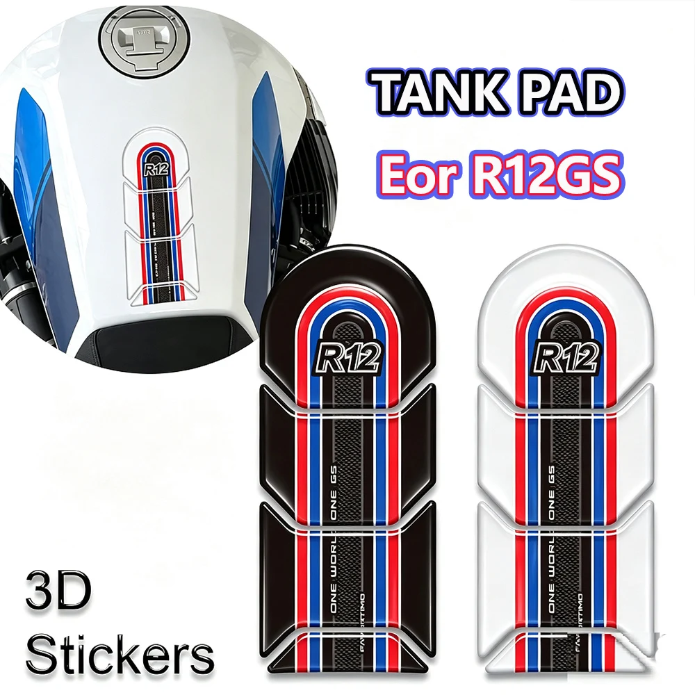 New Motorcycle For R12GS R12 G/S G S Off-Road Off Road Cap Grips Gas Fuel Kit Knee Protector Fairing Fender Stickers Decal25-26