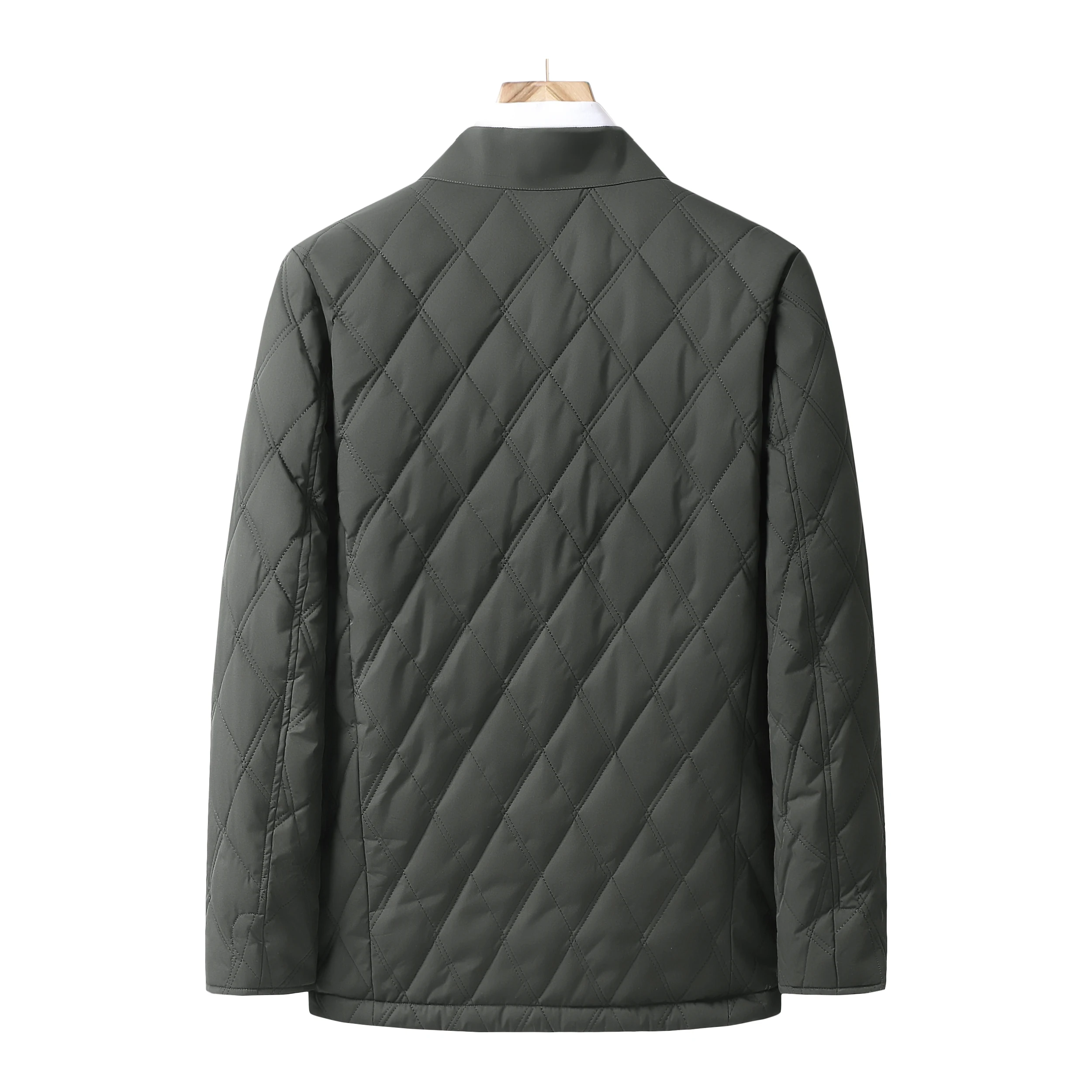 Autumn and winter middle-aged men warm collar business leisure dad padded clothes