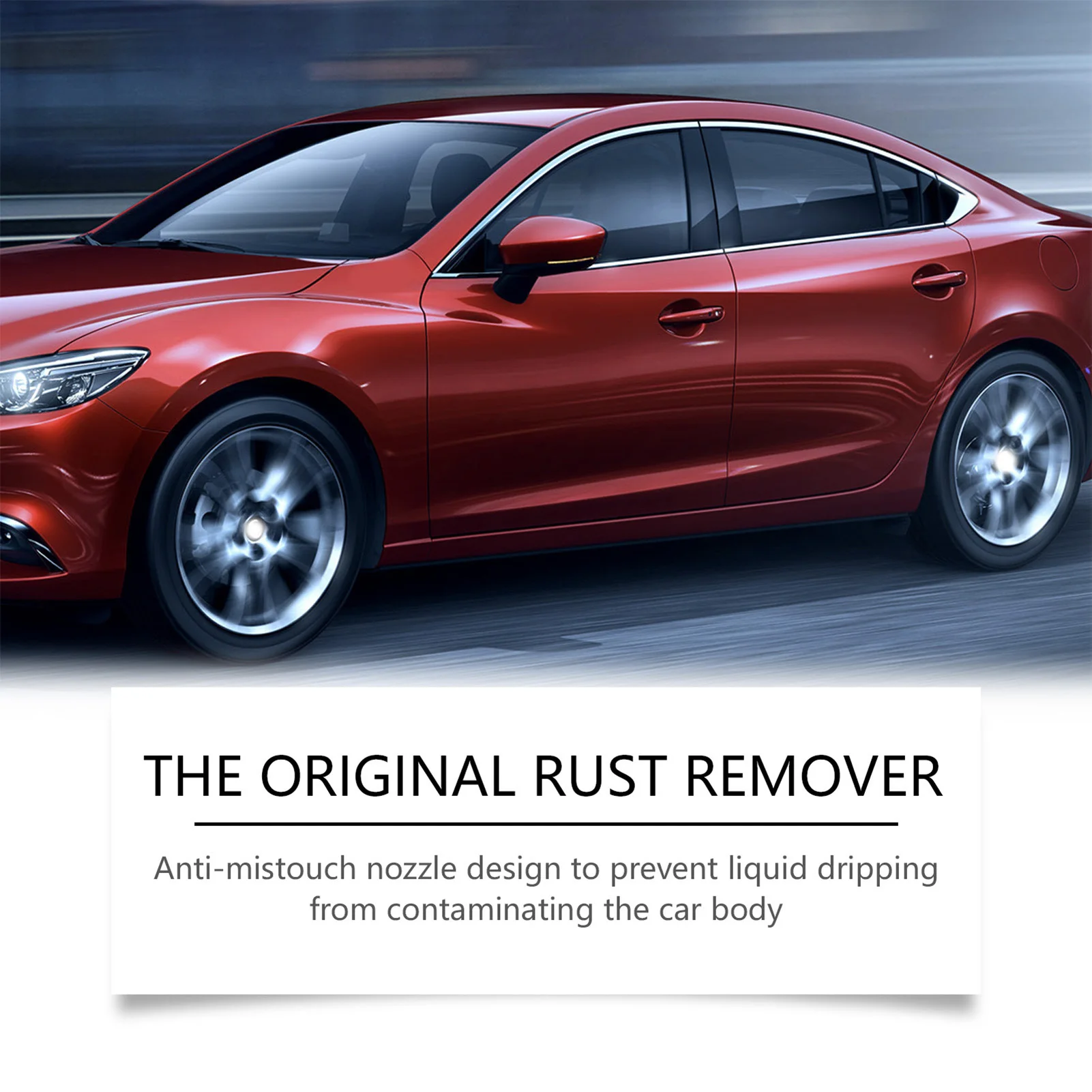Car Rust Remover Fast Acting Formula Effectively Removes Rust Restores Shine Gentle on All Metal Surfaces No Scrubbing Needed