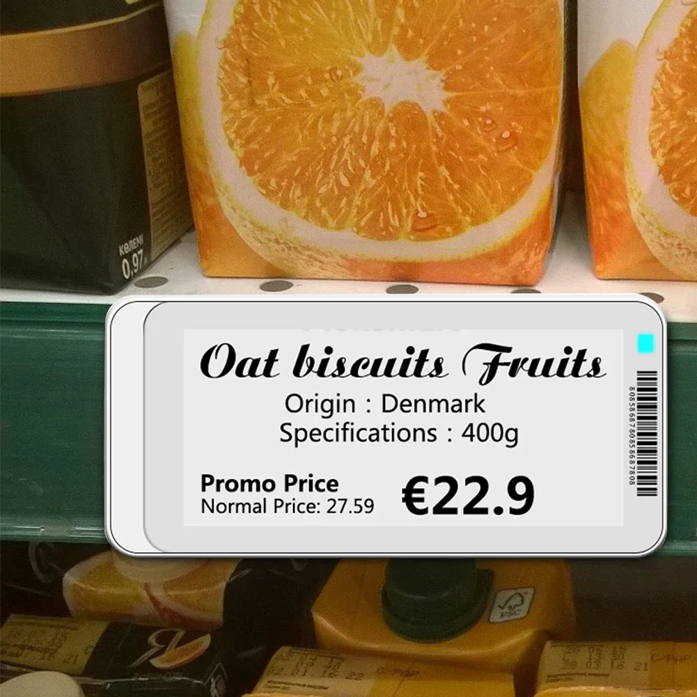 Electronic Price Tag 2.1inch/2.9inch Card BT Version with App Operating Software TFT Screen Eink Screen E-ink E-Paper Display