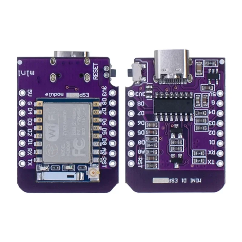 ESP8266  D1 Mini TYPE-C ESP-07/07S CH340G USB D1 Mini WIFI Development Board D1 Mini NodeMCU Lua IOT Board 3.3V With Pins