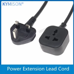 UK Malaysia Plug to Socket Power Adapter Extension Cable Male to Female UK Power Cord 13A Molded IEC Lead Cord