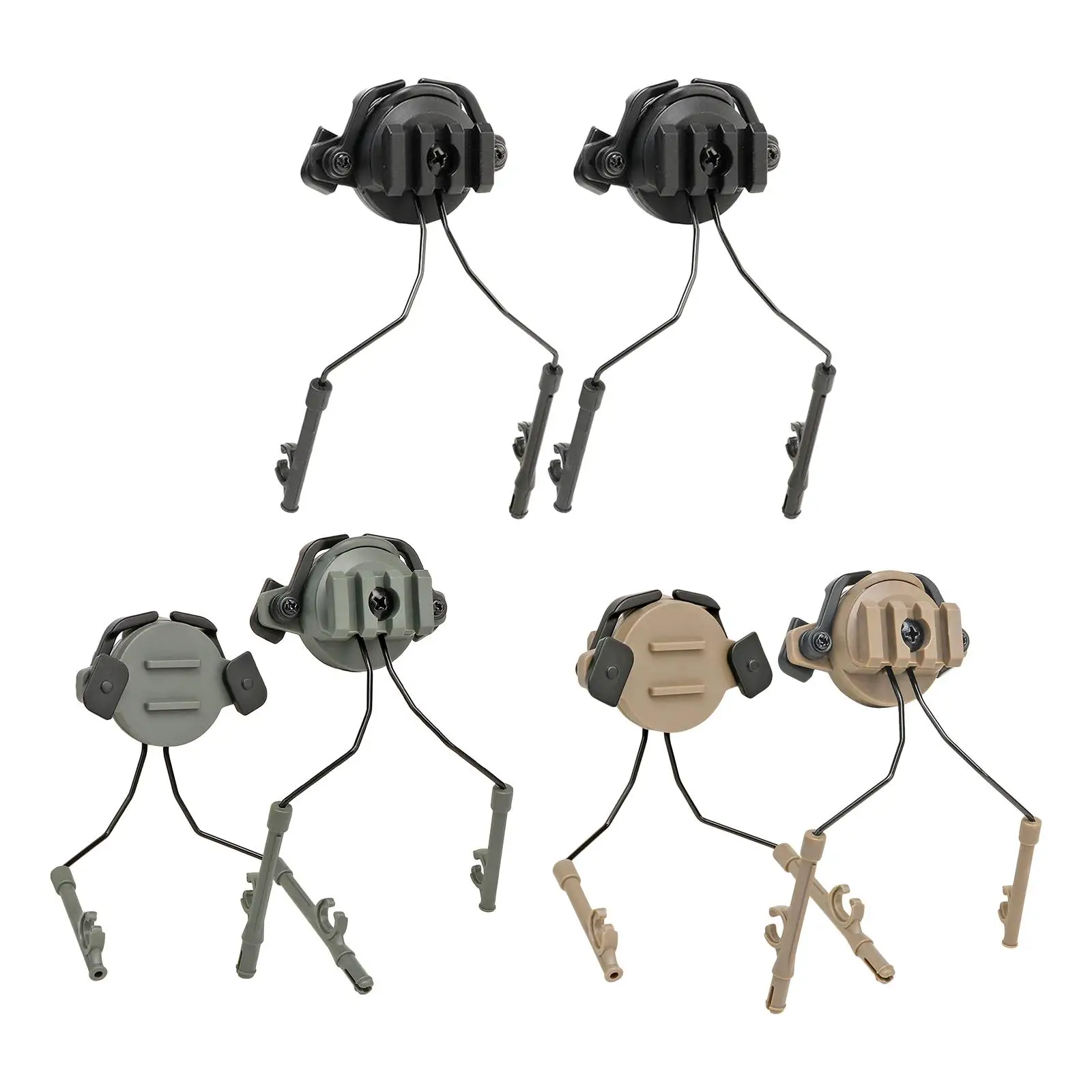 Universal Helmet Headset Mount for Outdoor Activities - Securely Attach Your Headphones to Your Helmet