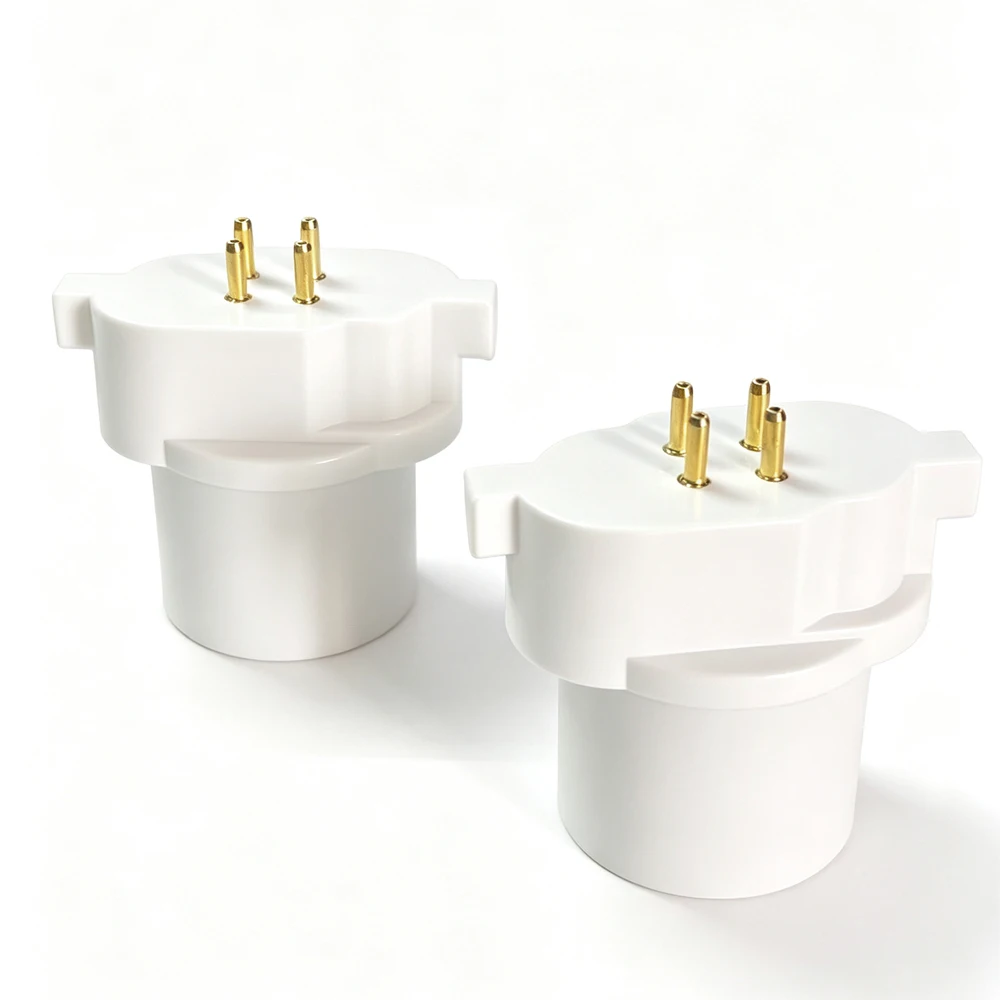 10PCS GY10Q to E26/E27 Lamp Base Adapter, 4P CFL GY10Q Lamp base to LED E26 Light Socket Adapter Need Bypass Ballast