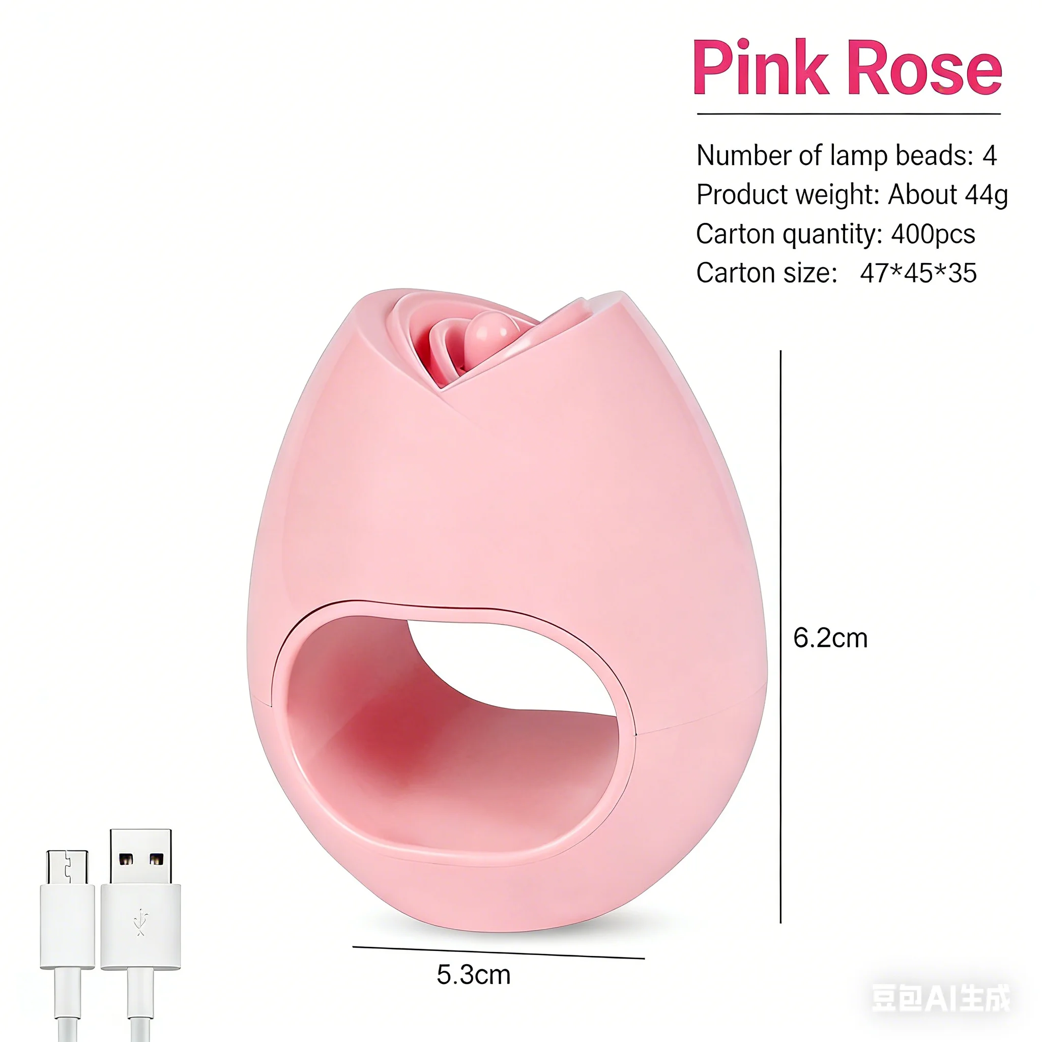 مصباح العلاج بالضوء للأظافر، مصباح أظافر صغير الحجم، مصباح خبز الأظافر المحمول، آلة العلاج بالضوء بإصبع واحد، مصباح أظافر صغير