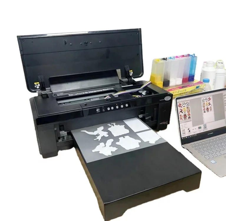 A3 A3+ R1390 L1800 Sheet PET FILM WHITE INK heat transfer t-shirt printing machine DTF PRINTER for Epson