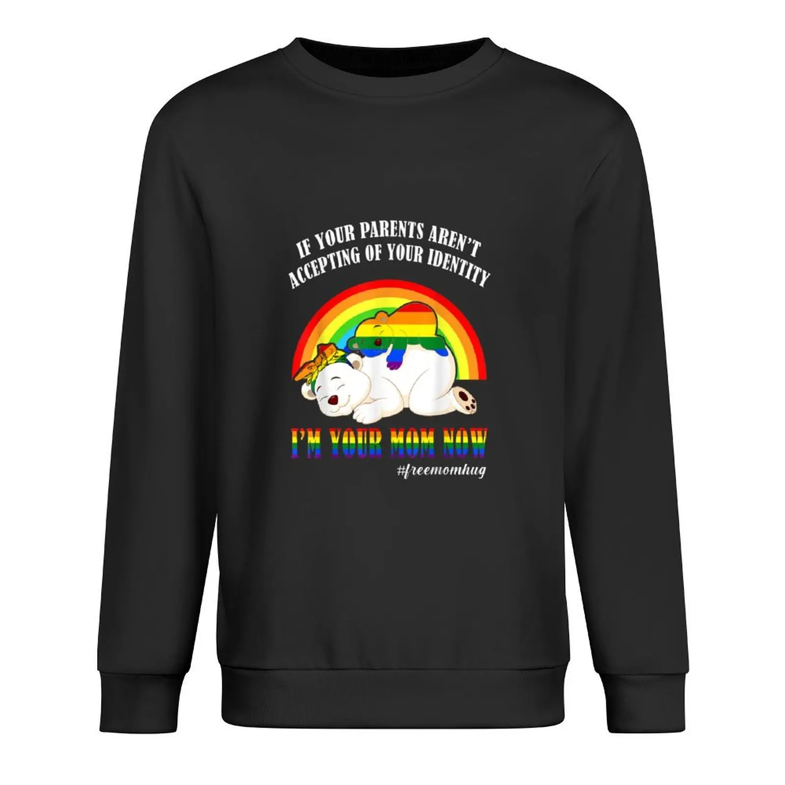 

Free Mom Hugs LGBT Pride Gift Pullover mens clothing men's clothing autumn men's sweat-shirt set new in sweatshirts