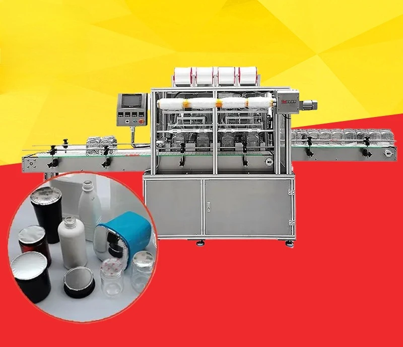 Automatic Custom Can Sealer for PP PE Milk Powder Can, Wet Wipe Bucket & Daily Chemical Container