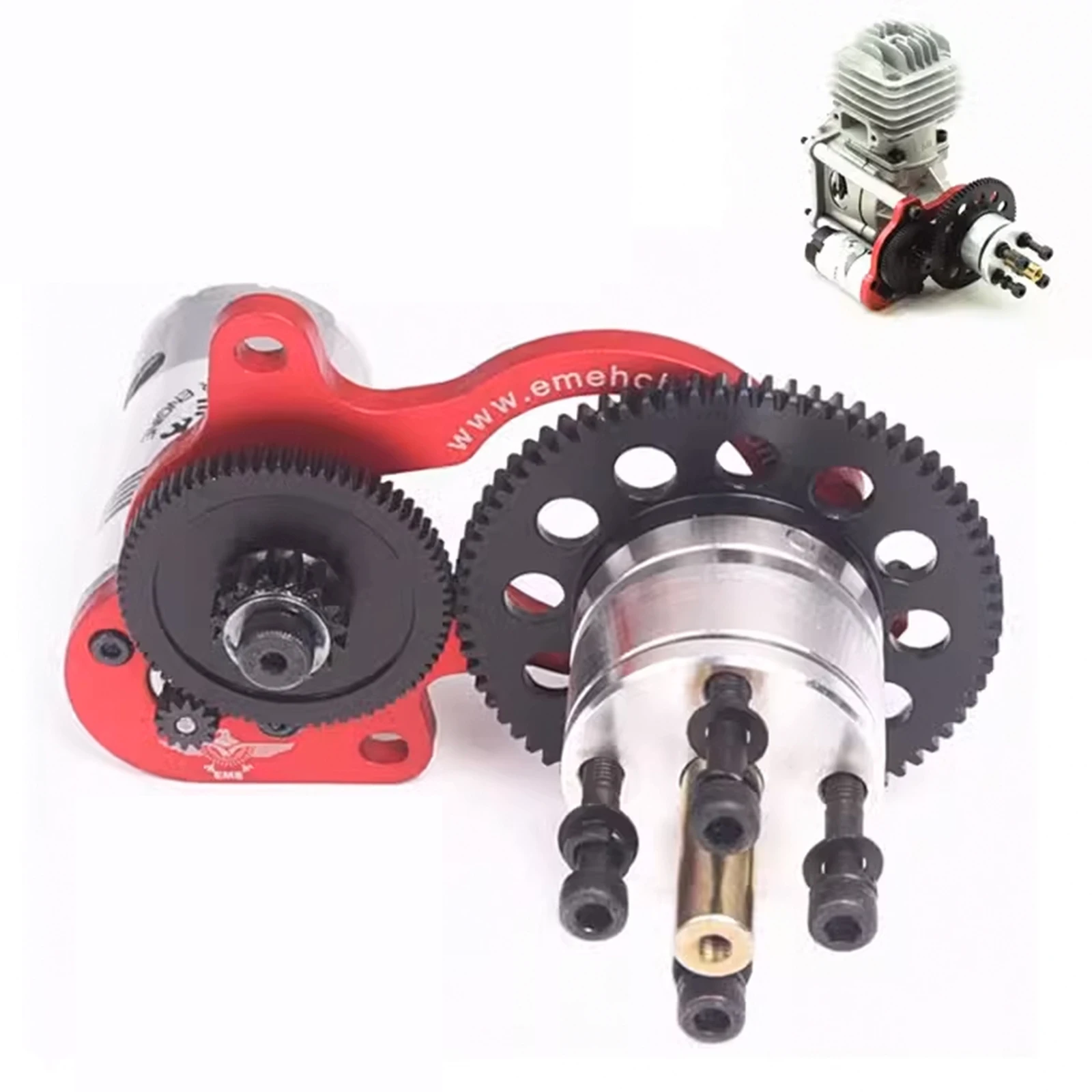 New RC Model Airplane Gas Engine Electric Starter for DLE 60 TWIN Cylinder Model Engine