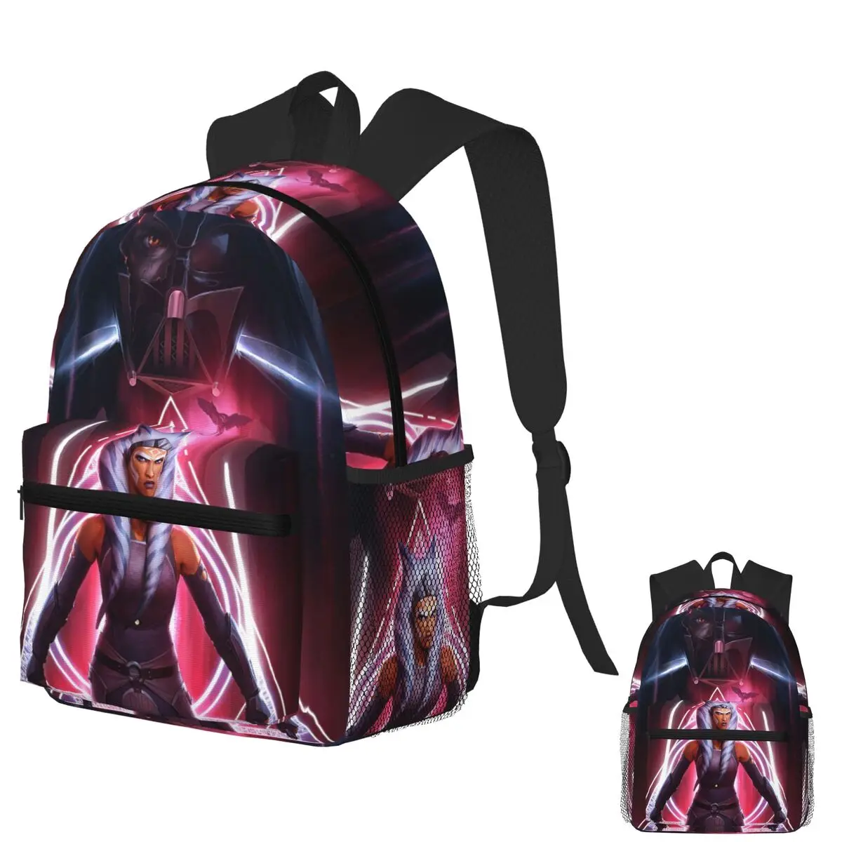

Fulcrum Ahsoka Tano Sci Fi Tribal Wars Student Backpack School Bag Hiking Travel Daypack for Men Women Bookbag Shoulder Bags